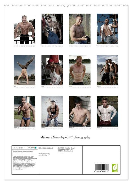Männer / Men - by eLHiT photography (CALVENDO Premium Wandkalender 2026)