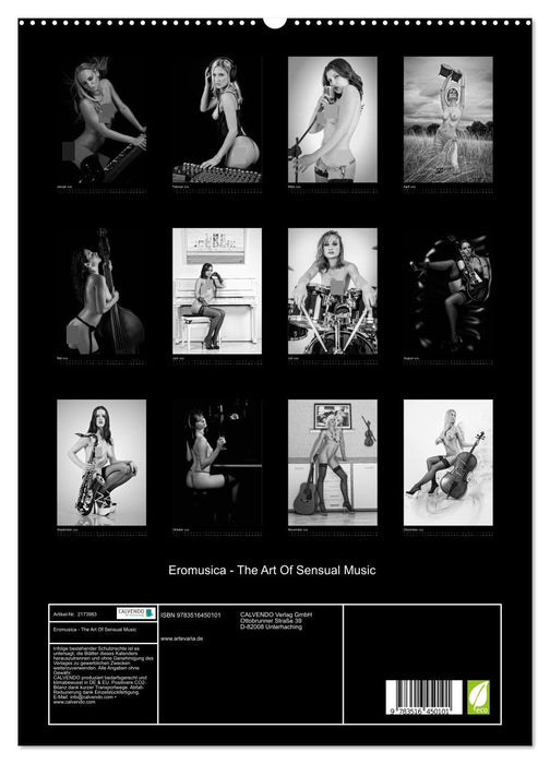 Eromusica - The Art Of Sensual Music (CALVENDO Premium Wandkalender 2026)