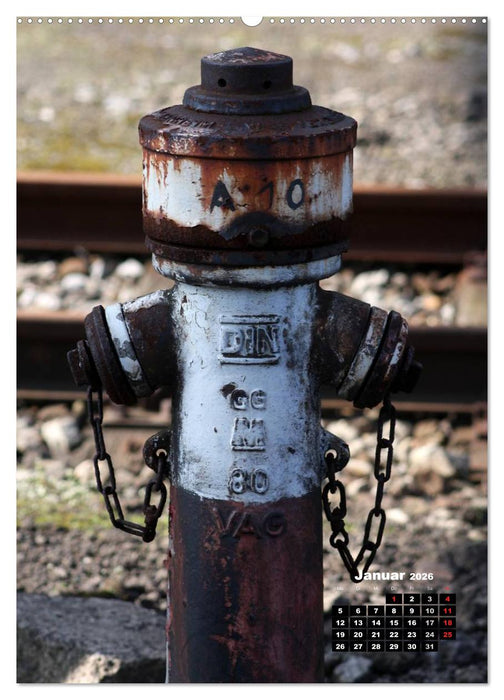 Nostalgie Hydranten (CALVENDO Wandkalender 2026)