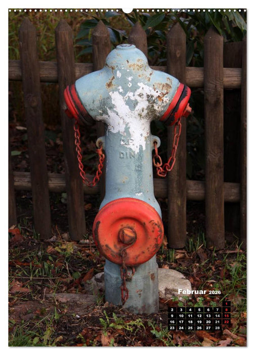 Nostalgie Hydranten (CALVENDO Wandkalender 2026)