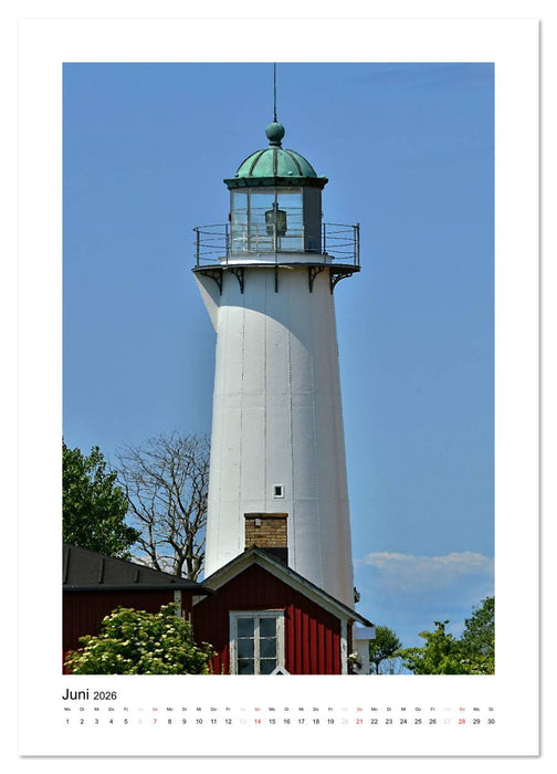 Leuchttürme - Impressionen der stillen Wachposten am Ufer (CALVENDO Wandkalender 2026)