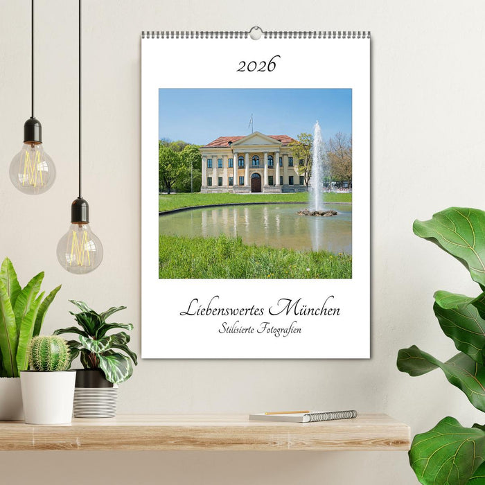 Liebenswertes München - Stilisierte Fotografien (CALVENDO Wandkalender 2026)