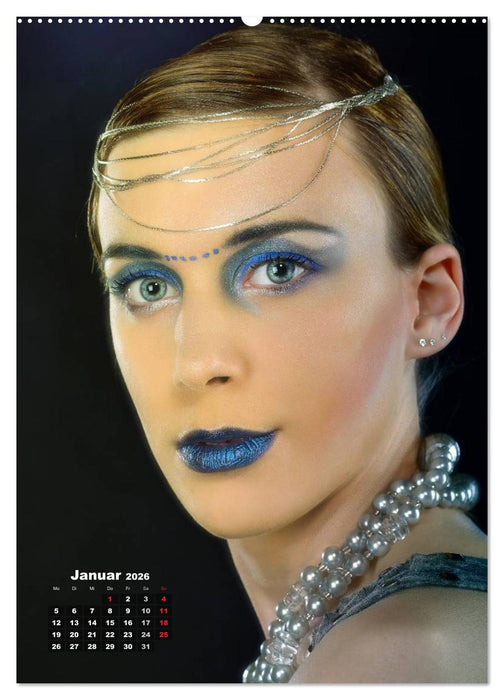 Extrem Make-Up Portraits (CALVENDO Wandkalender 2026)
