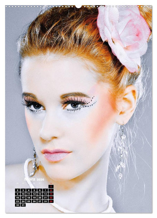 Extrem Make-Up Portraits (CALVENDO Wandkalender 2026)