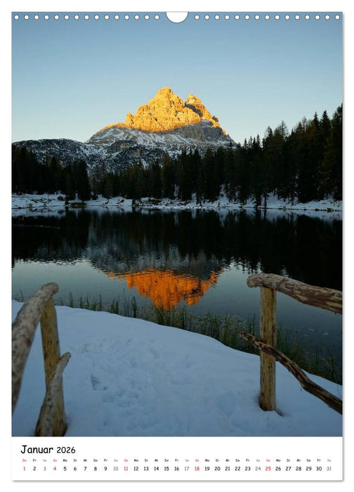 Bergseen Südtirols (CALVENDO Wandkalender 2026)