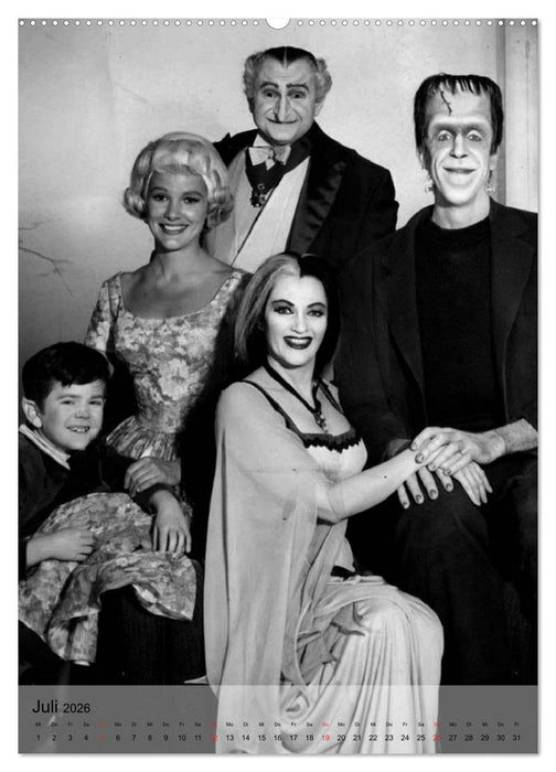 Filmklassiker - Kult in schwarz-weiß (CALVENDO Premium Wandkalender 2026)