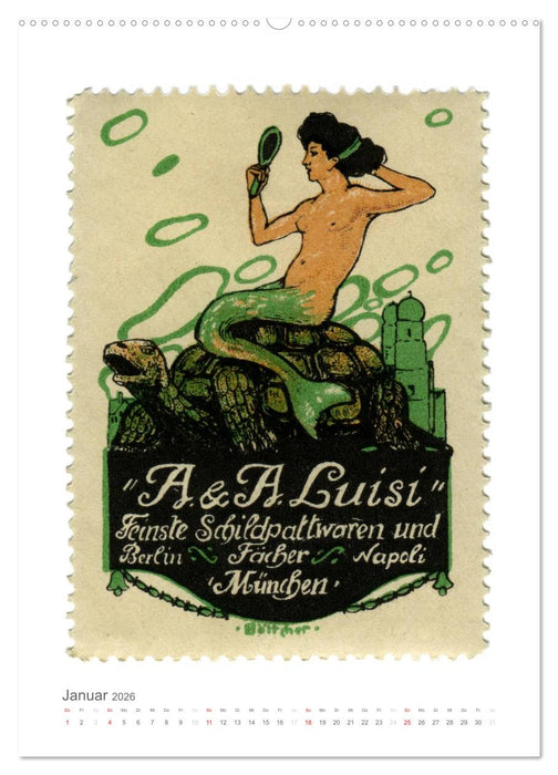 Werbemarken des frühen 20. Jahrhunderts (CALVENDO Premium Wandkalender 2026)