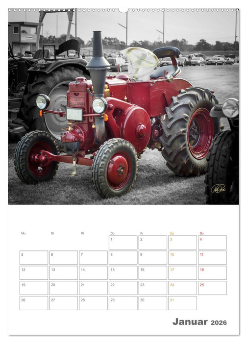 Oldtimer - Trecker Liebe (CALVENDO Premium Wandkalender 2026)