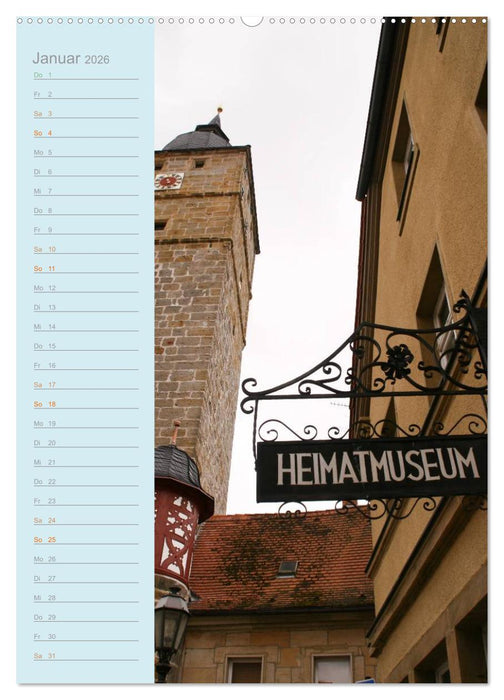 Ebern - lebenswerte Stadt in Franken (CALVENDO Premium Wandkalender 2026)