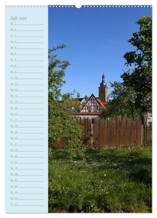 Ebern - lebenswerte Stadt in Franken (CALVENDO Premium Wandkalender 2026)
