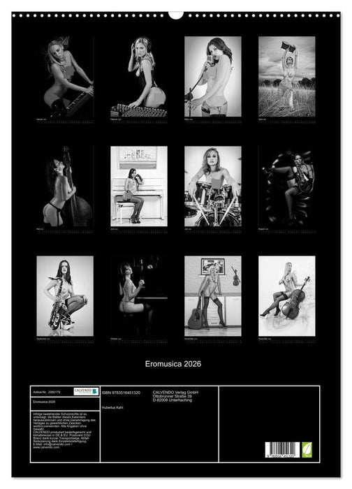 Eromusica 2026 (CALVENDO Wandkalender 2026)
