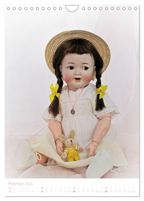 antike Puppen 2026 (CALVENDO Wandkalender 2026)