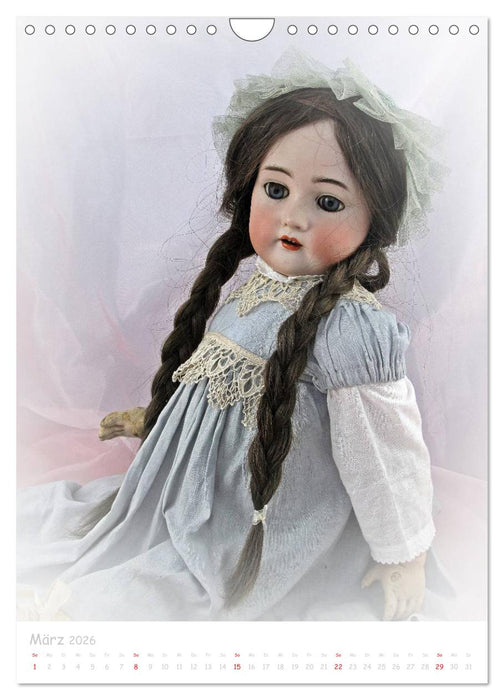 antike Puppen 2026 (CALVENDO Wandkalender 2026)