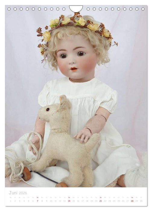antike Puppen 2026 (CALVENDO Wandkalender 2026)