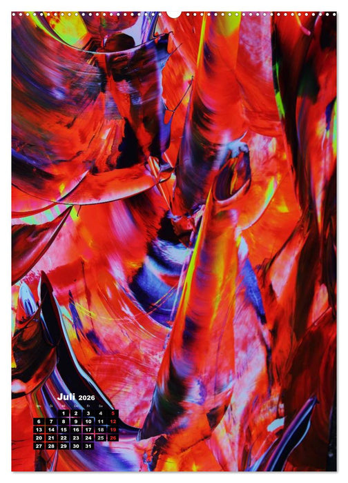 Abstrakt in Perfektion (CALVENDO Premium Wandkalender 2026)