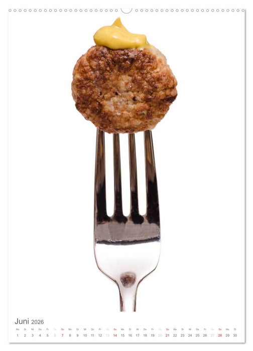 Essen aufgegabelt (CALVENDO Wandkalender 2026)