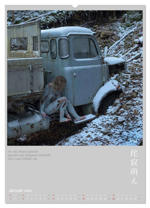 wabi sabi moe - hinreißend vergammelt erotisch - Akt/Bodypainting (CALVENDO Wandkalender 2026)