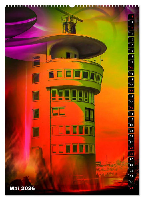 Leuchttürme Kalender der besonderen Art (CALVENDO Premium Wandkalender 2026)