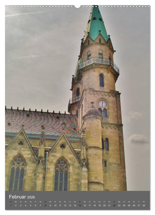 Kirchen und Klöster in Deutschland (CALVENDO Premium Wandkalender 2026)