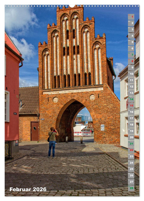 Wismar Stadtansichten (CALVENDO Premium Wandkalender 2026)
