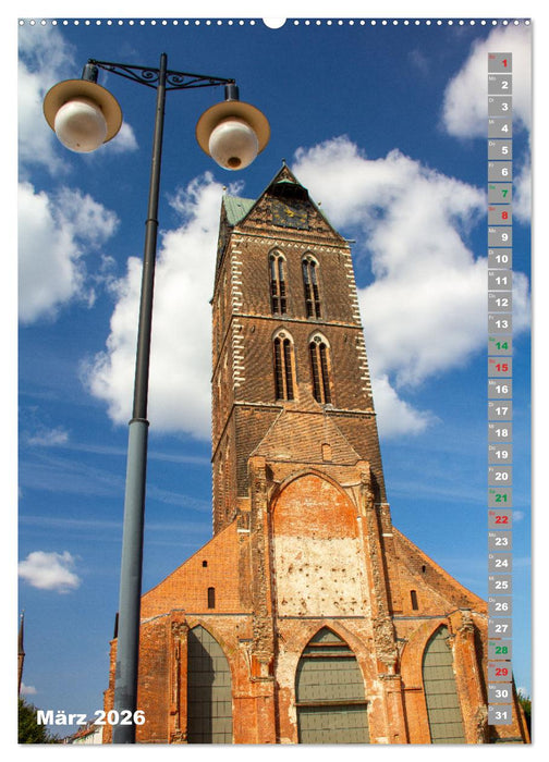 Wismar Stadtansichten (CALVENDO Premium Wandkalender 2026)