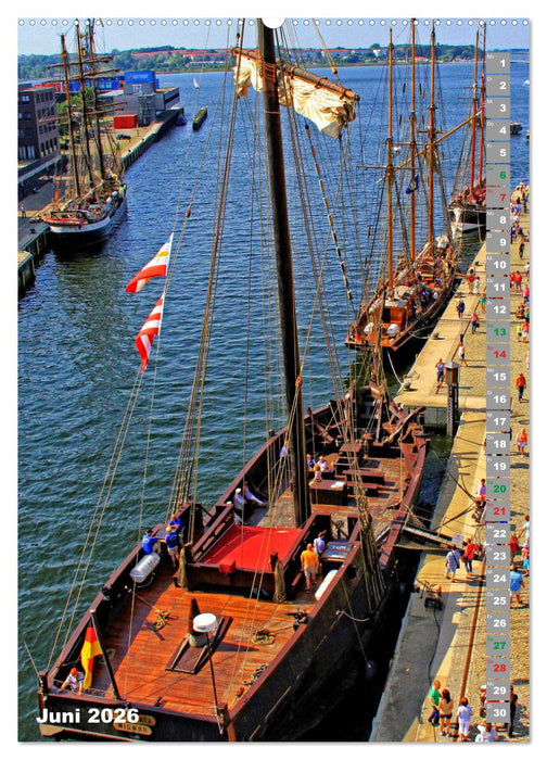 Wismar Stadtansichten (CALVENDO Premium Wandkalender 2026)