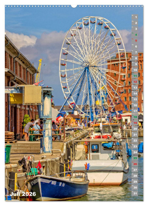 Wismar Stadtansichten (CALVENDO Premium Wandkalender 2026)