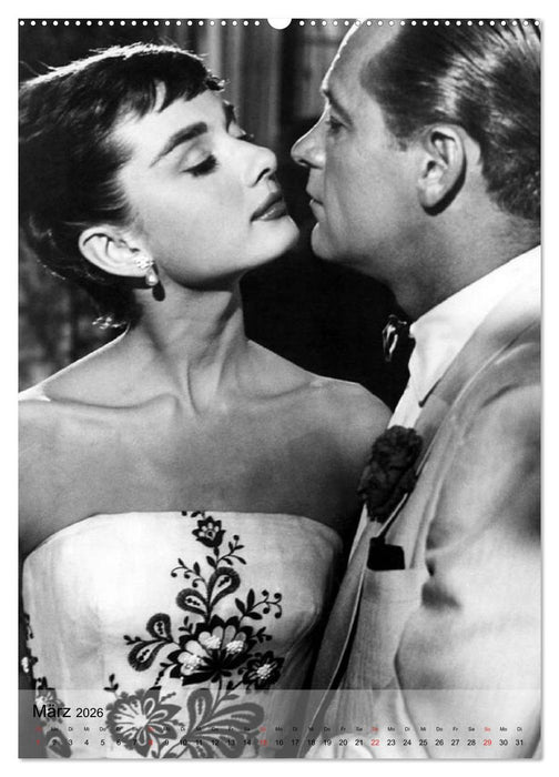 Hollywood-Diva - Audrey Hepburn (CALVENDO Wandkalender 2026)