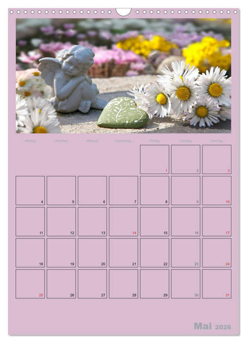 Monatsplaber für fleißige Engel (CALVENDO Wandkalender 2026)