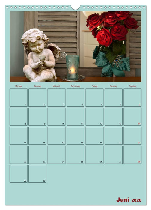 Monatsplaber für fleißige Engel (CALVENDO Wandkalender 2026)