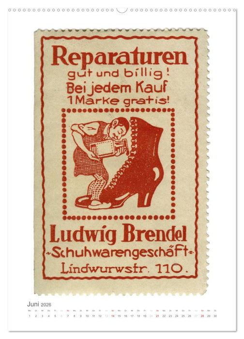 Werbemarken des frühen 20. Jahrhunderts (CALVENDO Wandkalender 2026)