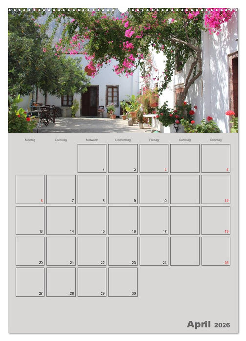Kykladen, Perlen der Ägäis (CALVENDO Wandkalender 2026)