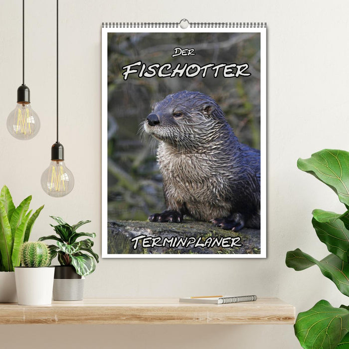 Der Fischotter-Terminplaner (CALVENDO Wandkalender 2026)