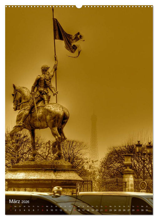 Paris - Die Schöne am Fluss (CALVENDO Premium Wandkalender 2026)