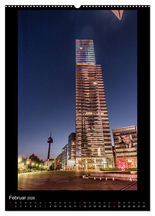 Köln-Nachts - Eine Metropole nicht nur im Mondschein (CALVENDO Wandkalender 2026)
