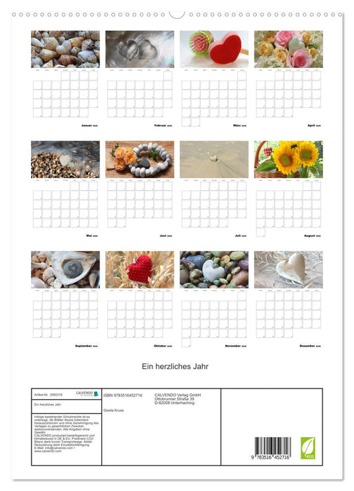 Ein herzliches Jahr (CALVENDO Premium Wandkalender 2026)
