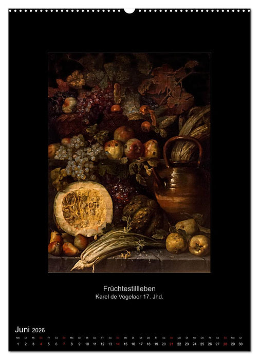 Stillleben - Illusionistische Malerei der Renaissance (CALVENDO Wandkalender 2026)