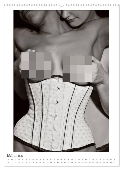 Korsetts Körperlinien "Waist Wards" 2026 (CALVENDO Premium Wandkalender 2026)