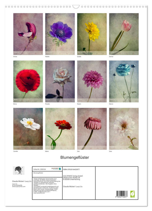Blumengeflüster (CALVENDO Wandkalender 2026)