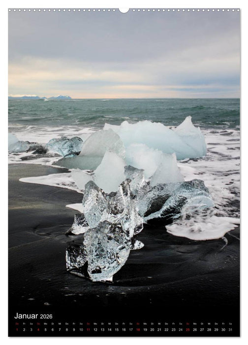 Island - Wundervolle Landschaften (CALVENDO Premium Wandkalender 2026)