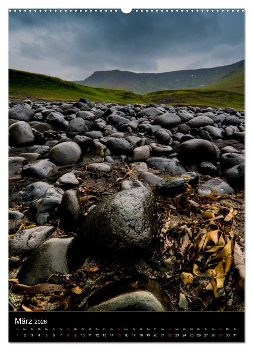Island - Wundervolle Landschaften (CALVENDO Premium Wandkalender 2026)