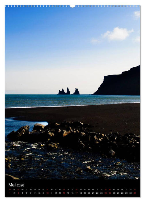 Island - Wundervolle Landschaften (CALVENDO Premium Wandkalender 2026)