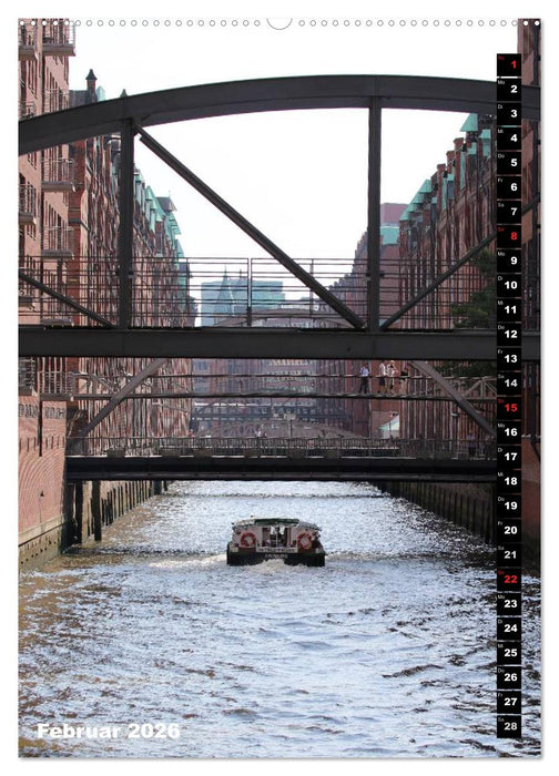 HAMBURG - Ansichten (CALVENDO Wandkalender 2026)