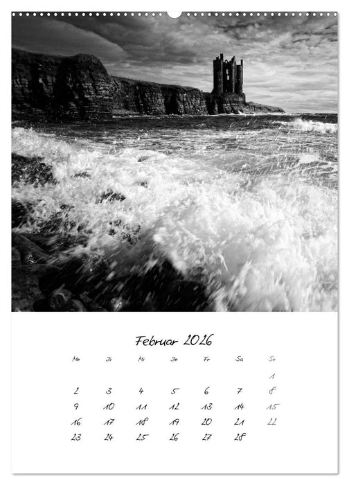 Schottland Monochrom (CALVENDO Wandkalender 2026)