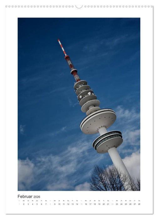 Hamburg Vertical (CALVENDO Wandkalender 2026)