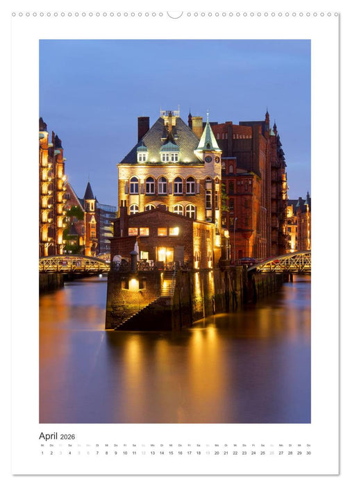 Hamburg Vertical (CALVENDO Wandkalender 2026)