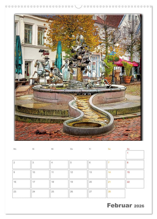 Jever - die Nordsee vor der Tür (CALVENDO Premium Wandkalender 2026)