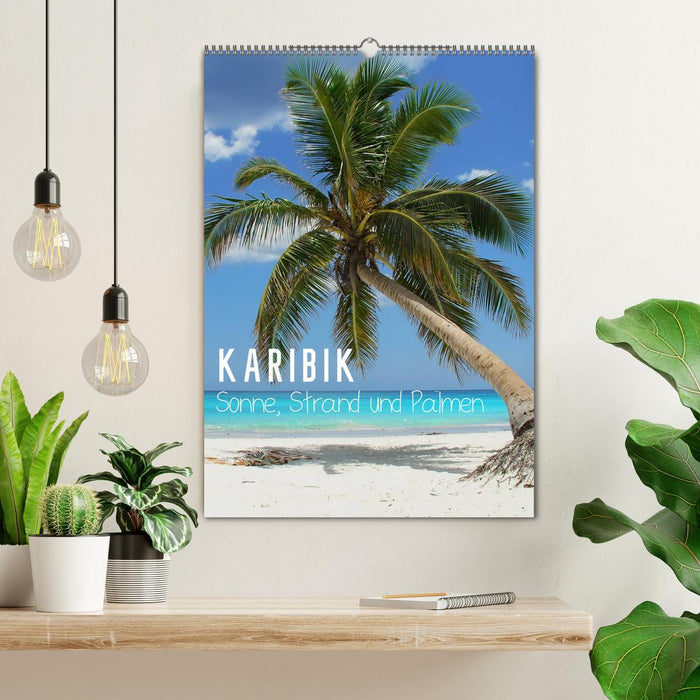 Karibik - Sonne, Strand und Palmen (CALVENDO Wandkalender 2026)