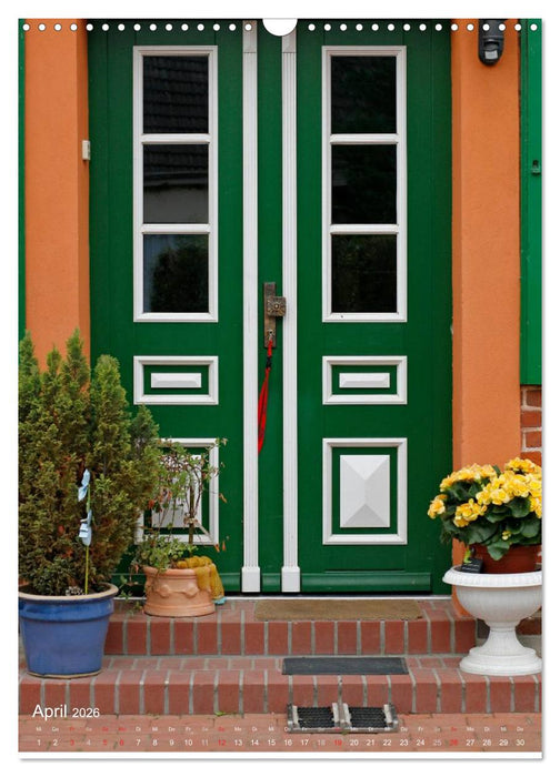 Türen aus Fischland-Darß (CALVENDO Wandkalender 2026)