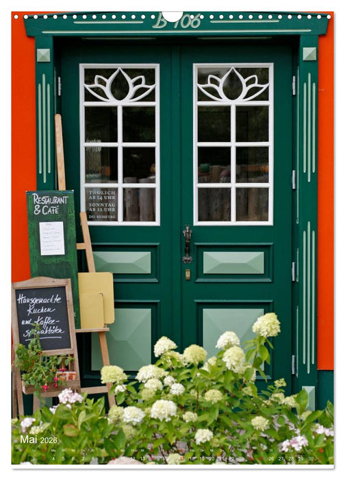 Türen aus Fischland-Darß (CALVENDO Wandkalender 2026)